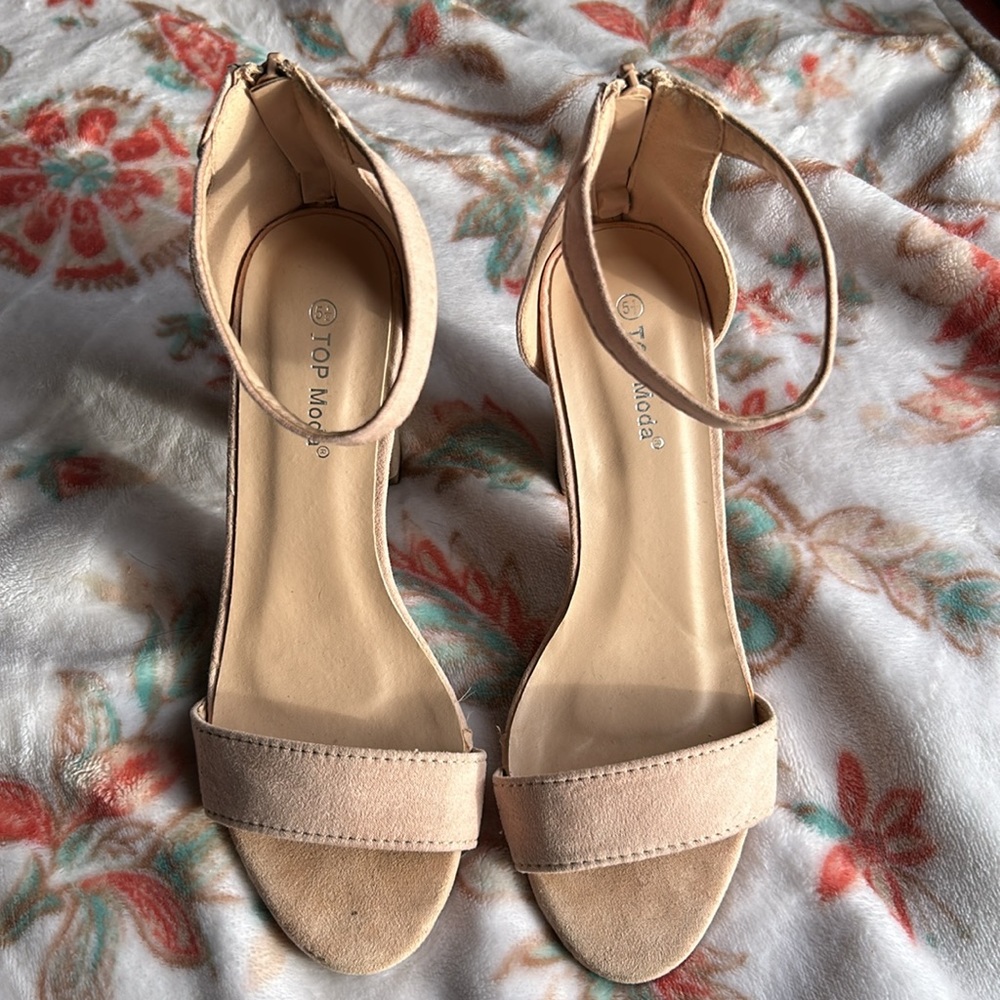 TOP MODA HANNAH-1 FASHION WOMEN'S ANKLE STRAP HIGH HEEL SANDAL SHOES